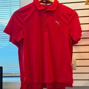 Puma Boys Red Polo